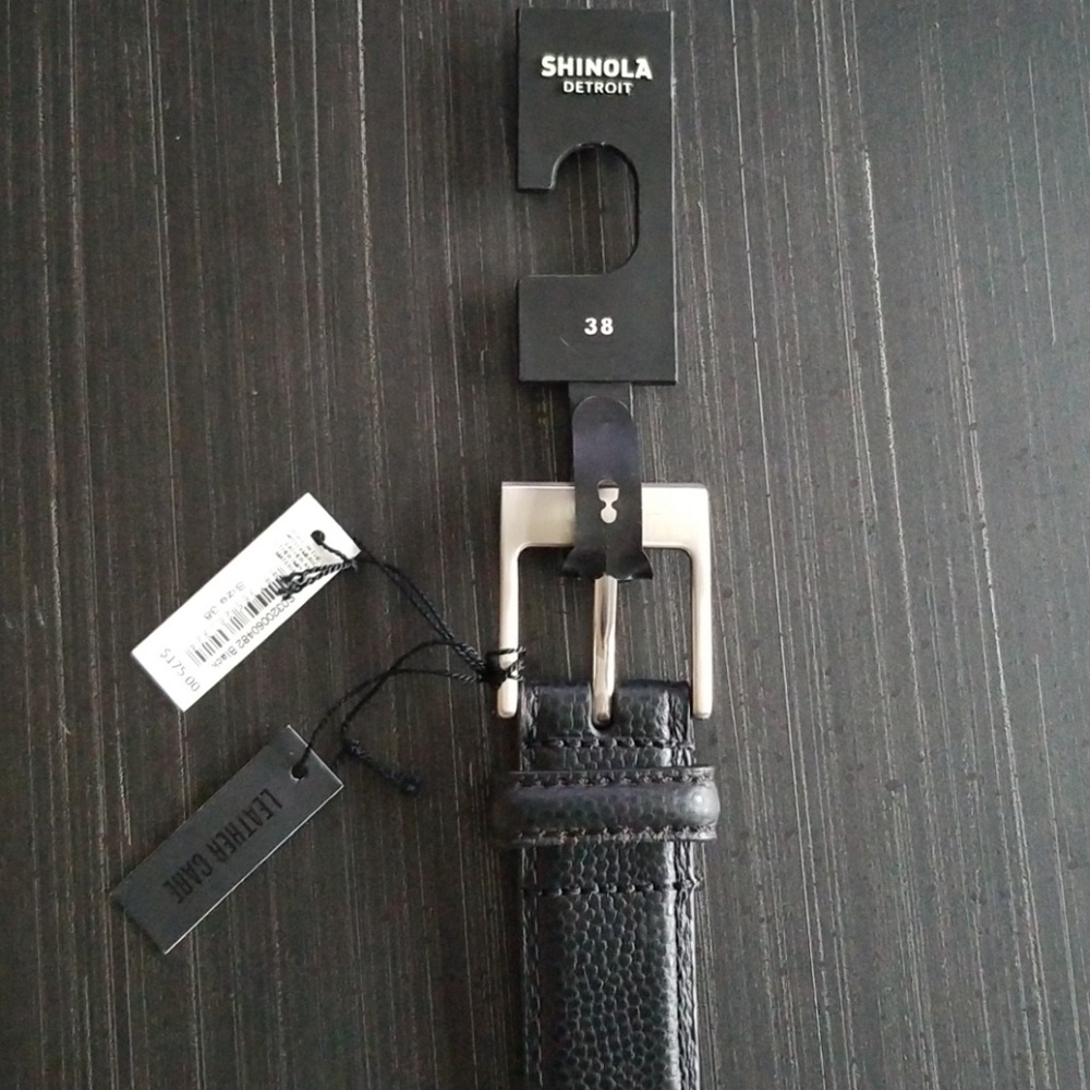 Shinola Latigo Men's Leather Dress Belt (size 38)